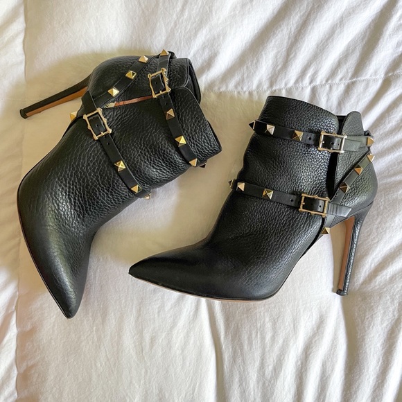 VALENTINO Rockstud Harness Booties - Picture 3 of 8